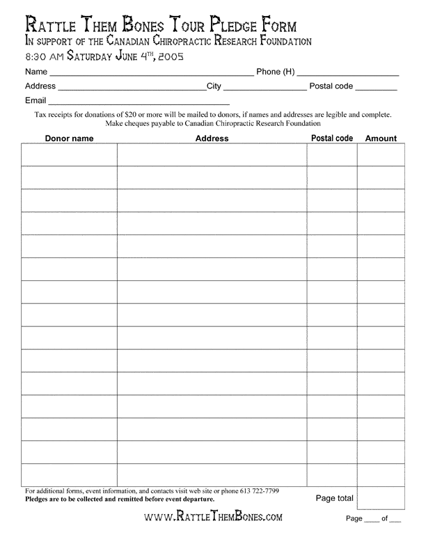 Pledge Form